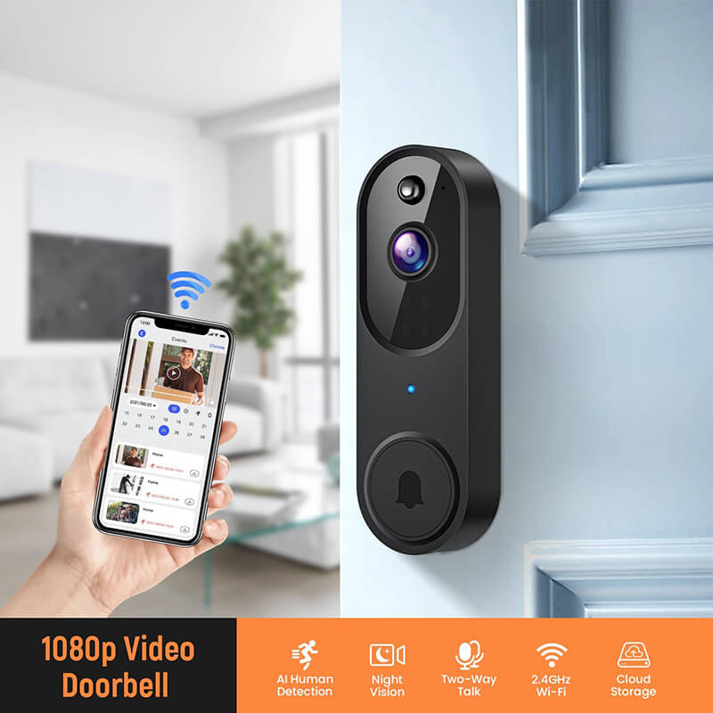 1080P Wireless Video Doorbell Camera