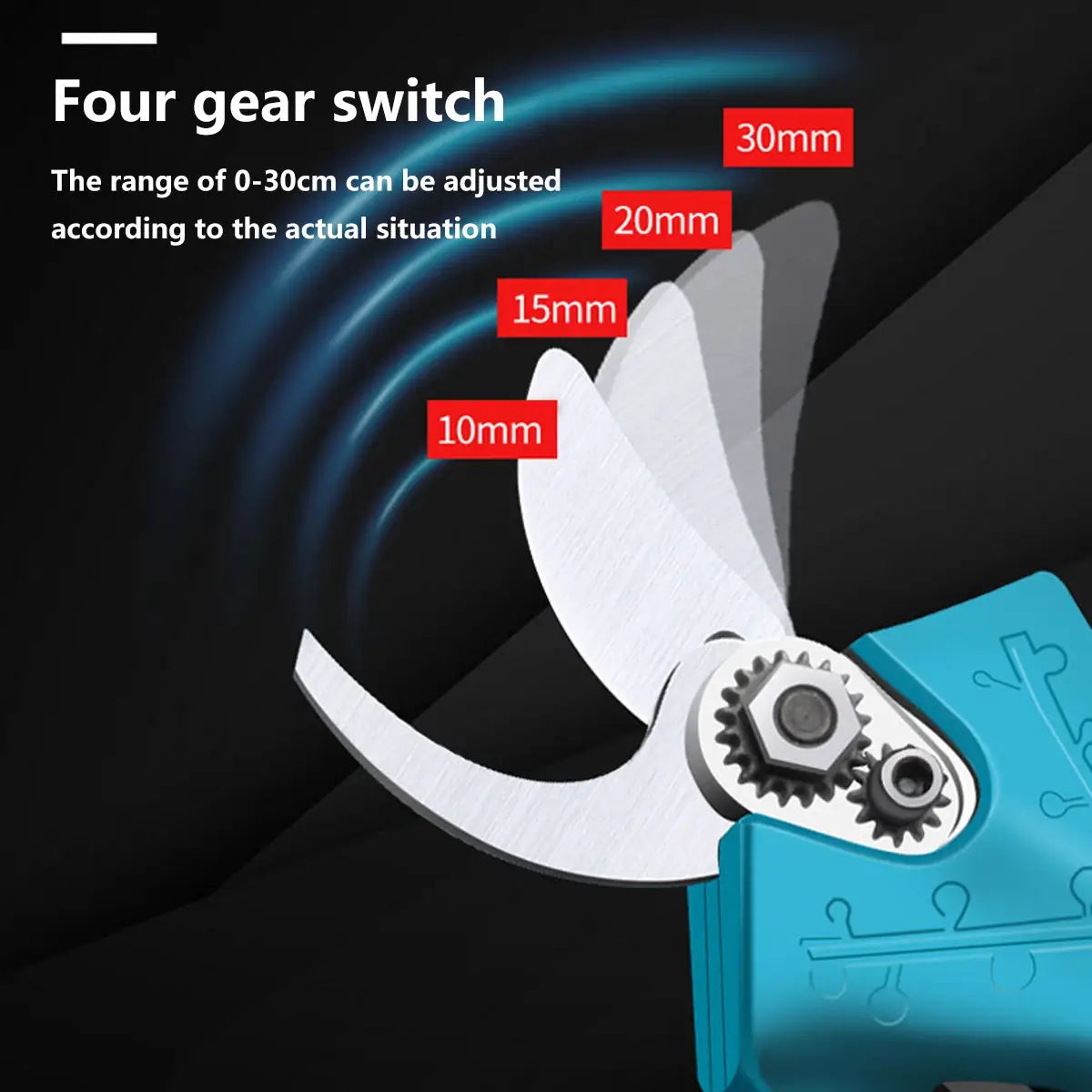 30mm Cordless Electric Pruning Shears with 2 batteries