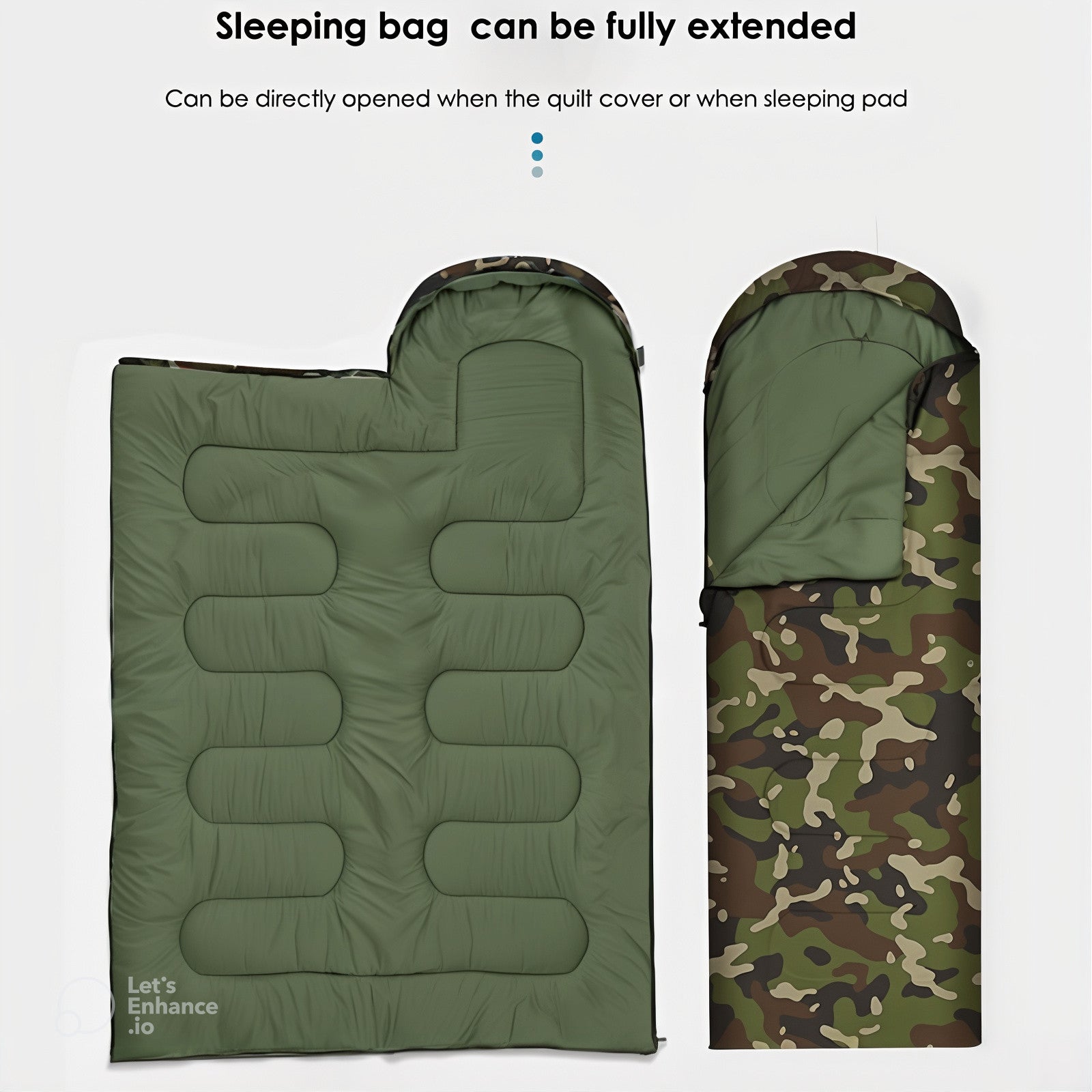CampTrooper Army Camo Sleeping Bag