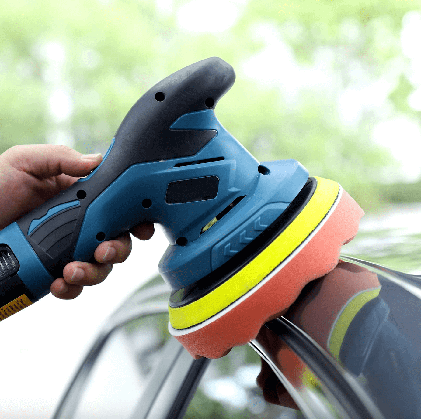 Cordless Car Buffer Polisher with 2 Batteries