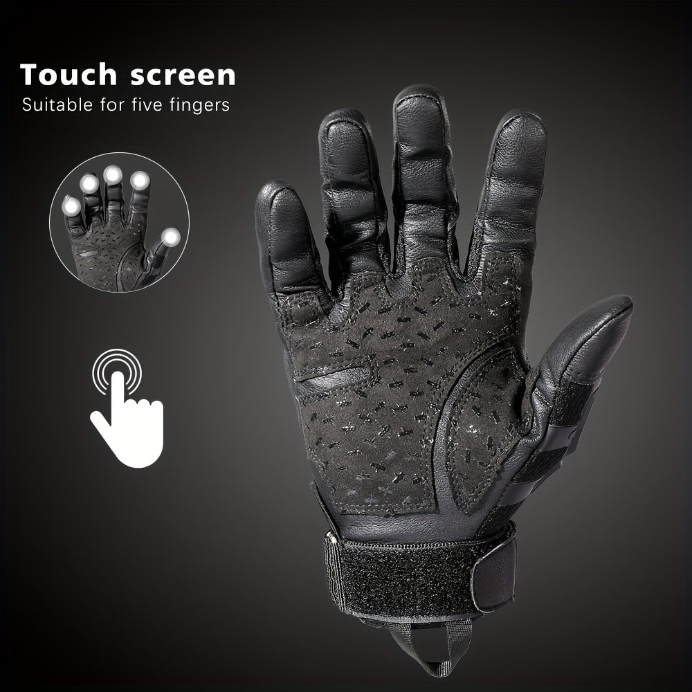 Mens Hard Shell Defender Protective Tactical Gloves