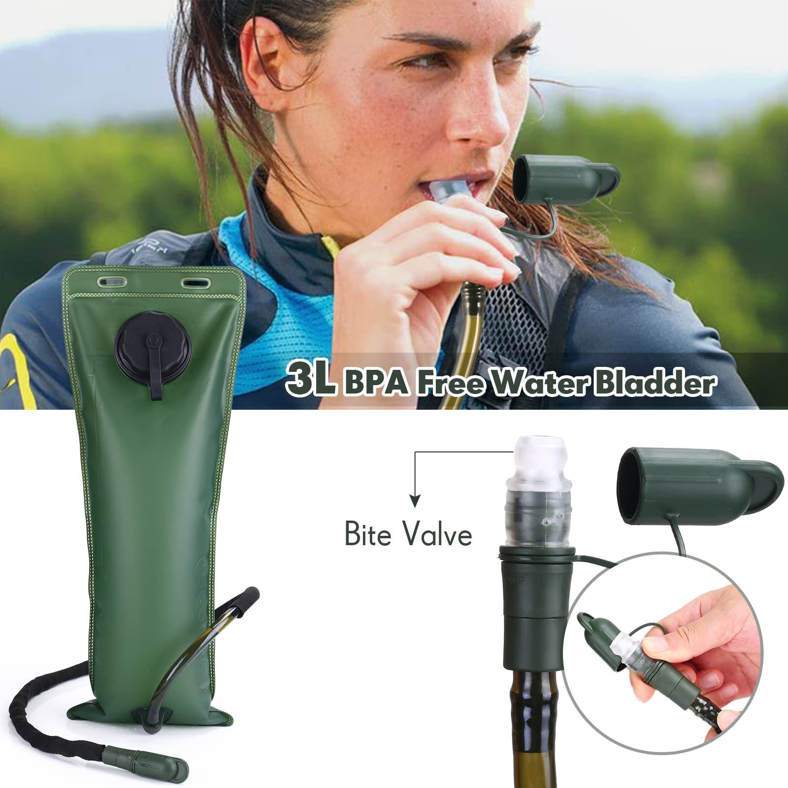 AquaRidge Hydration Pack Backpack