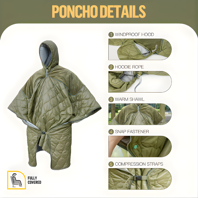 TrailCloak Wearable Sleeping Bag 4 in 1