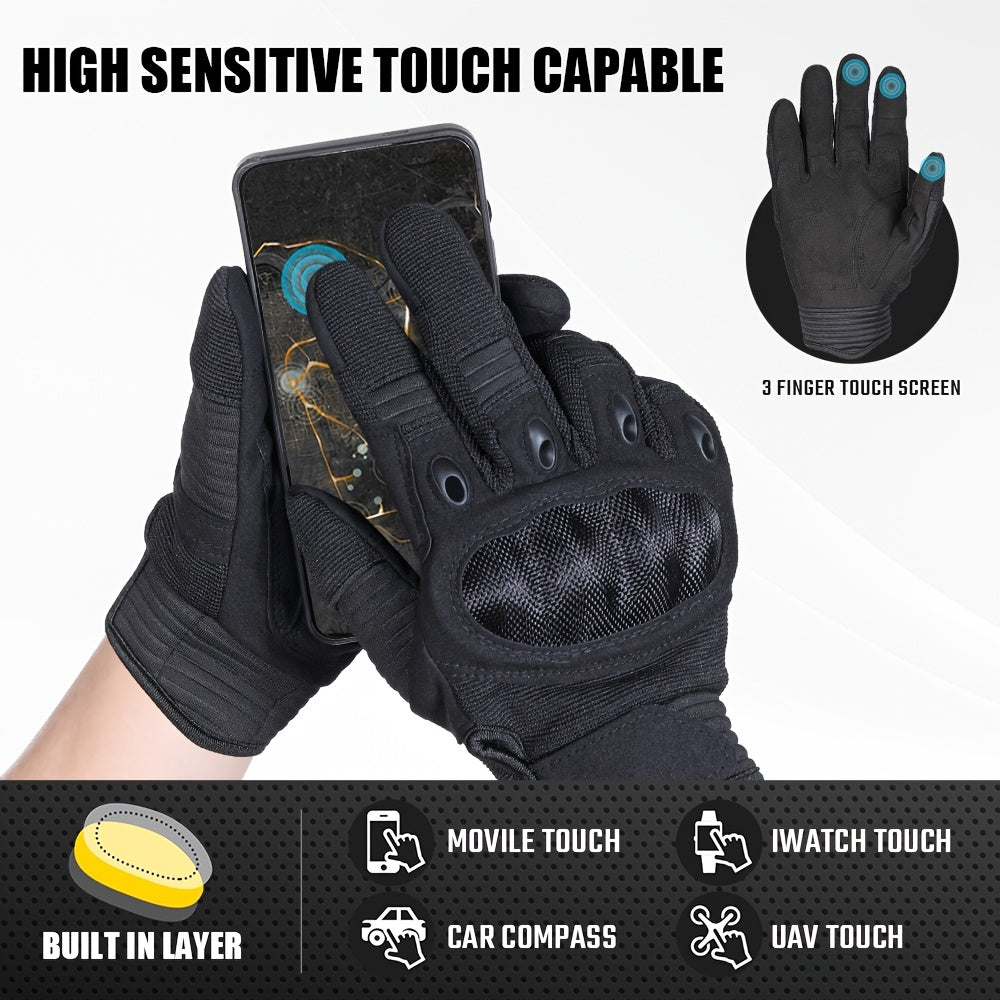 NightForge Touchscreen Tactical Techwear Gloves