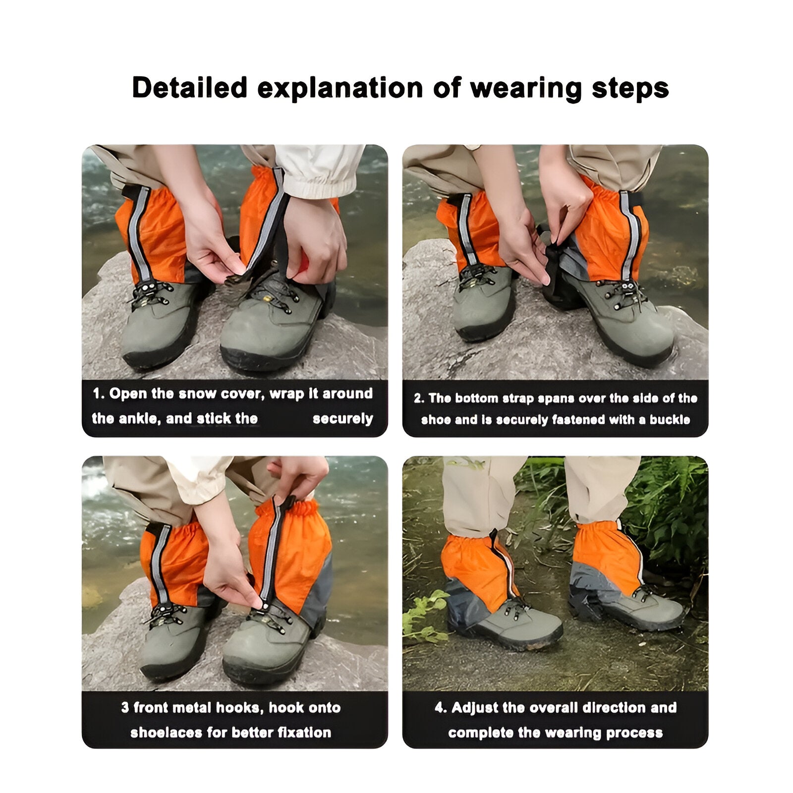 AlpinePro Unisex Nylon Gaiters