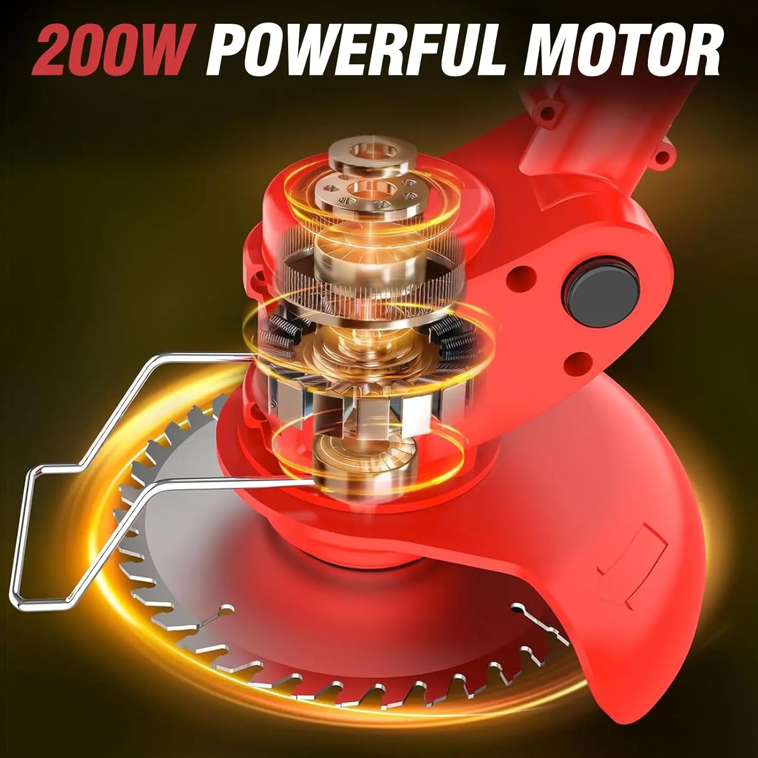 3-in-1 Cordless Weed Eater – Lightweight Electric Grass Trimmer, Edger & Brush Cutter with Adjustable Handle for Lawn Care