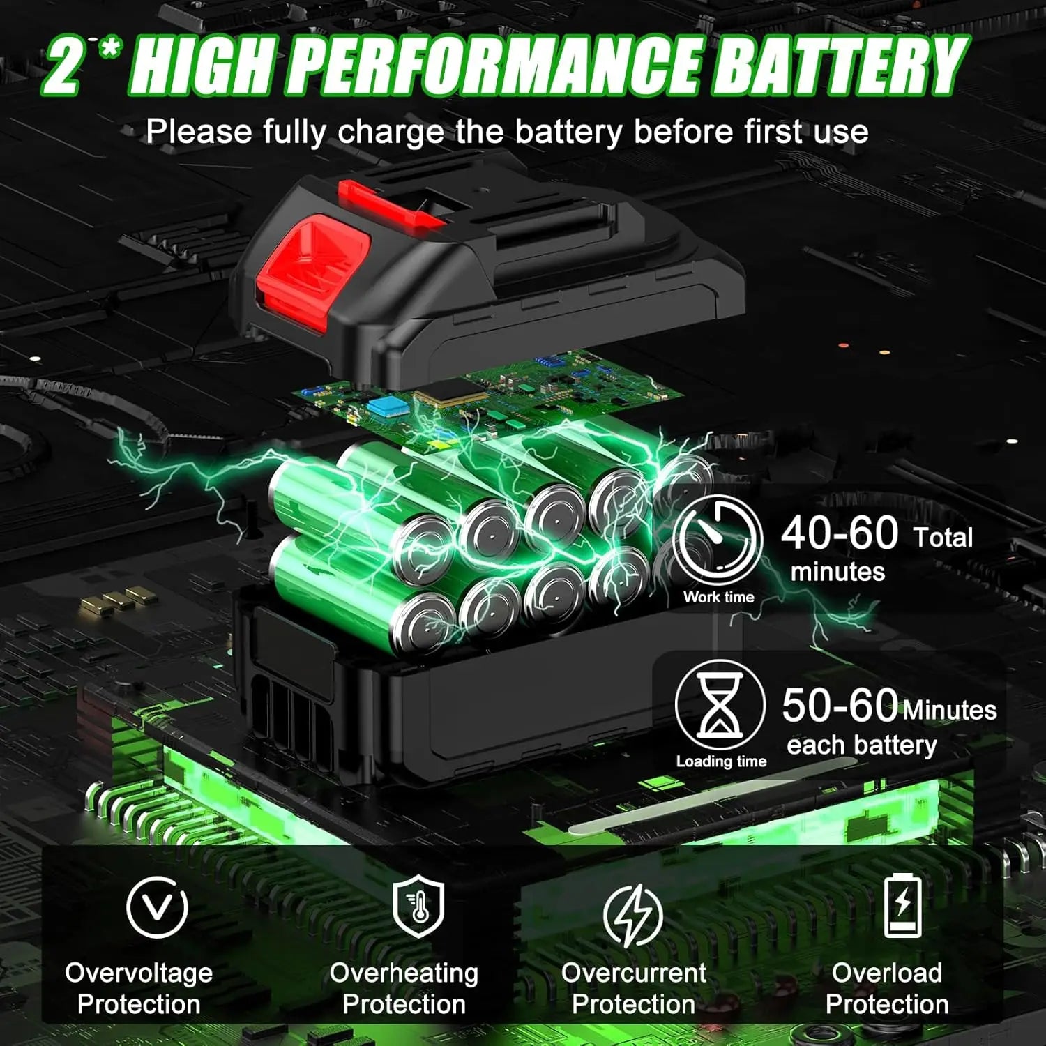 3-in-1 Cordless Weed Eater – Lightweight Electric Grass Trimmer, Edger & Brush Cutter with Adjustable Handle for Lawn Care