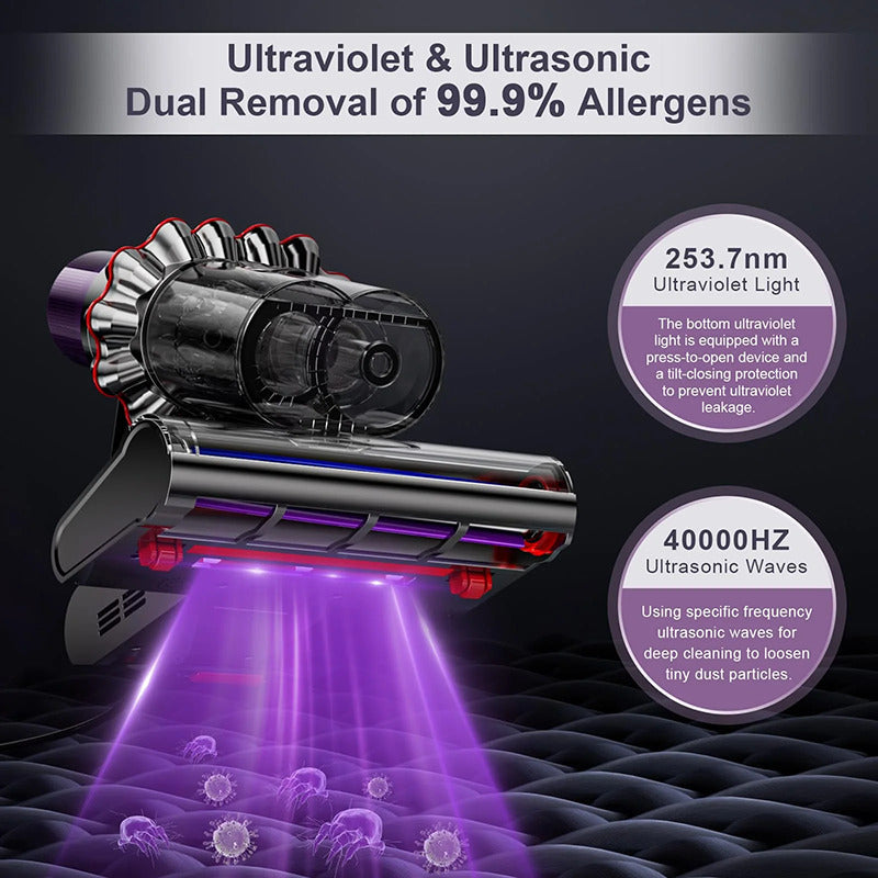 16Kpa Double-Cup Handheld Vacuum Cleaner