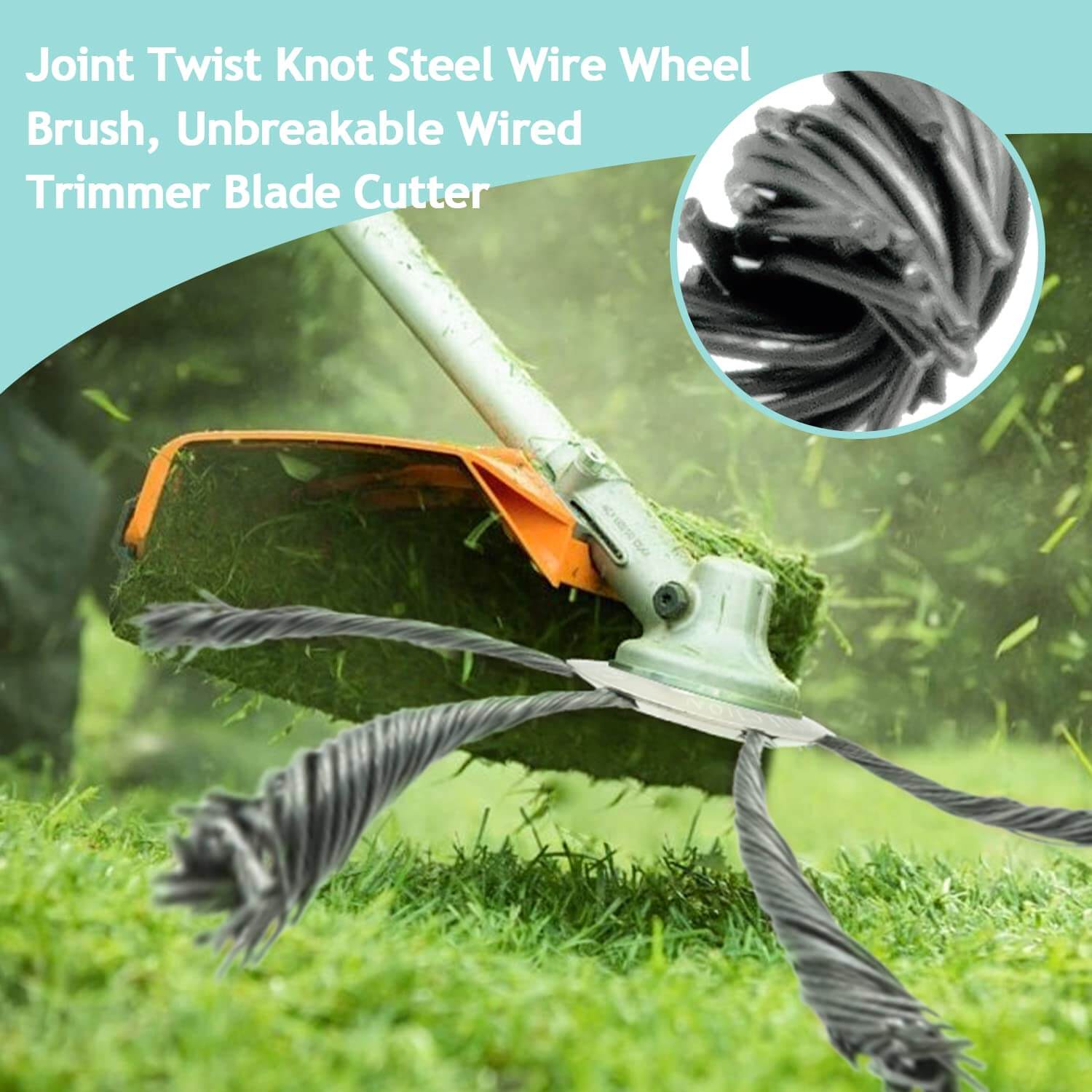 6 inch Metal Trimmer Head for 3 in 1 Grass Trimmer