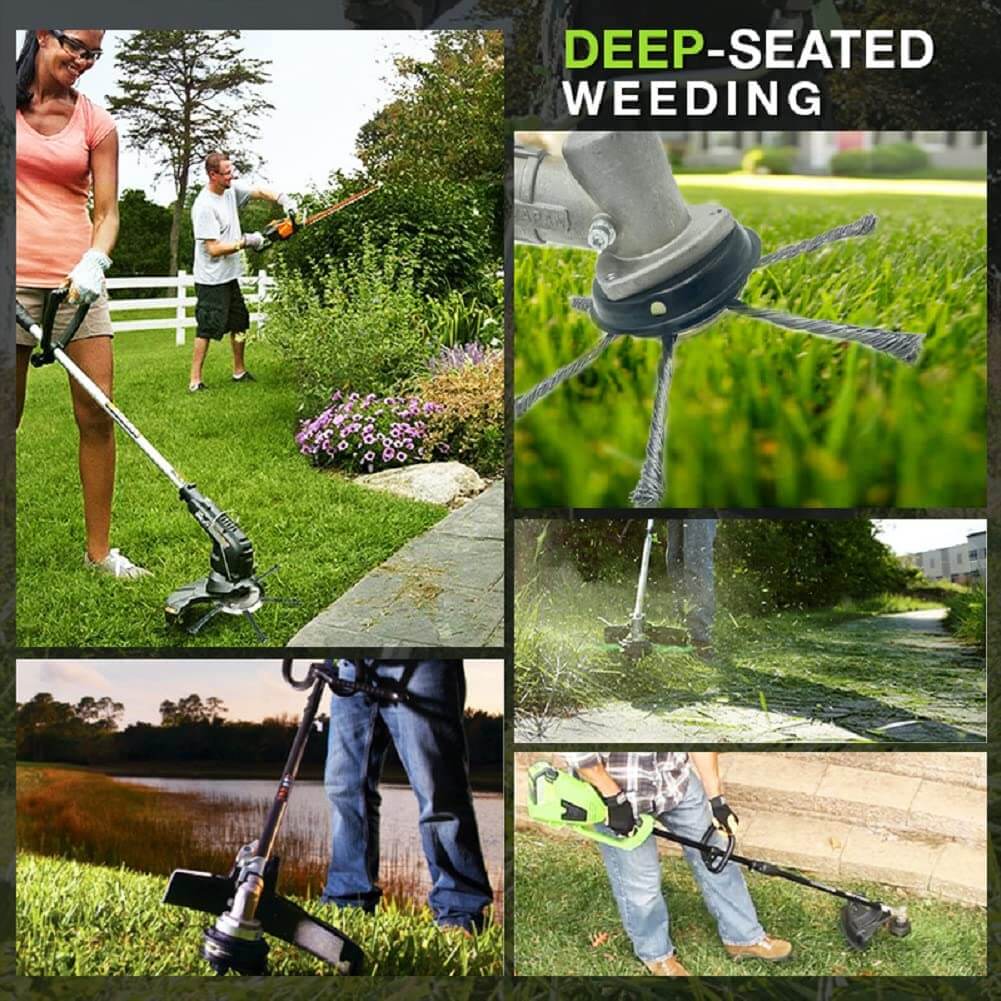 6 inch Metal Trimmer Head for 3 in 1 Grass Trimmer