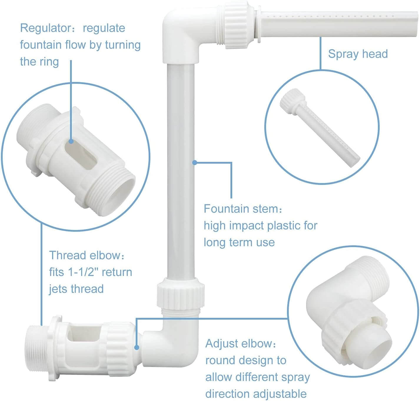 Pool Fountain Sprayer