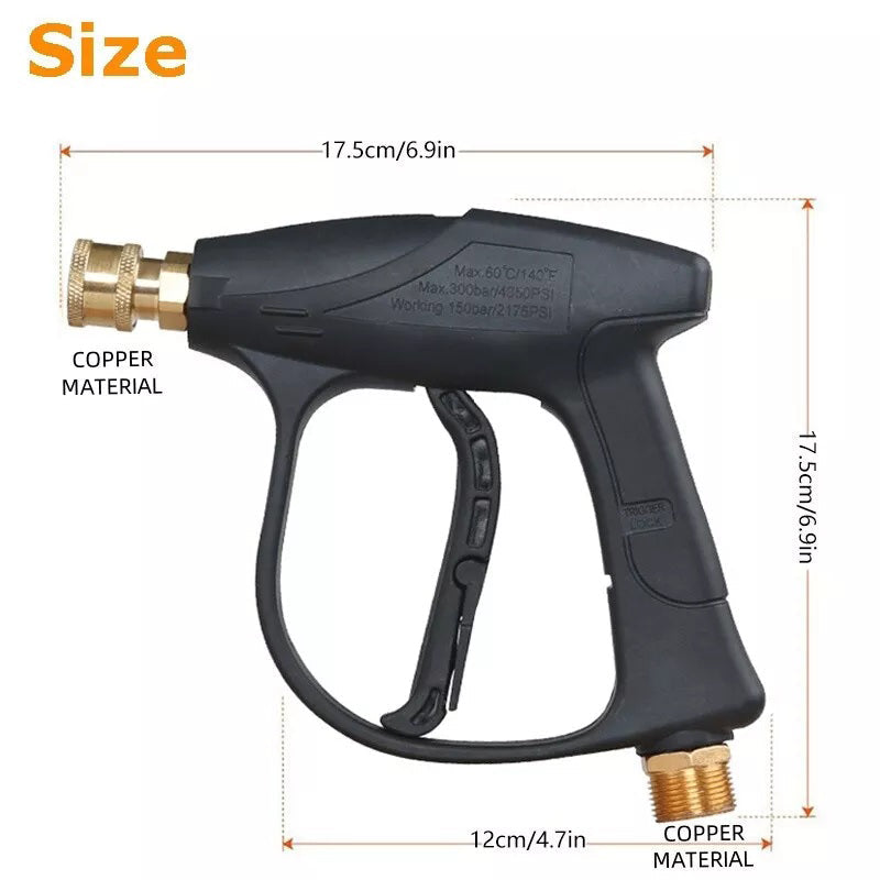 2 in 1 Connector Foam Cannon Pressure Washer Gun