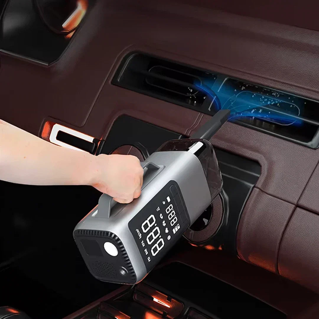 9 in 1 Car Jump Starter with Air Compressor