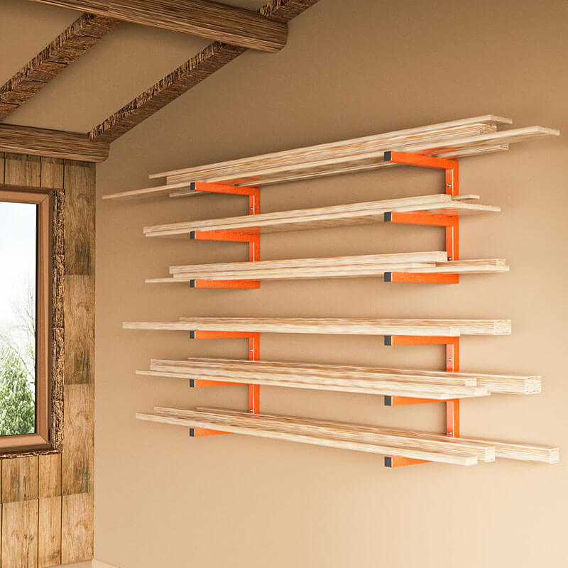 Wall Mounted Steel Storage Rack