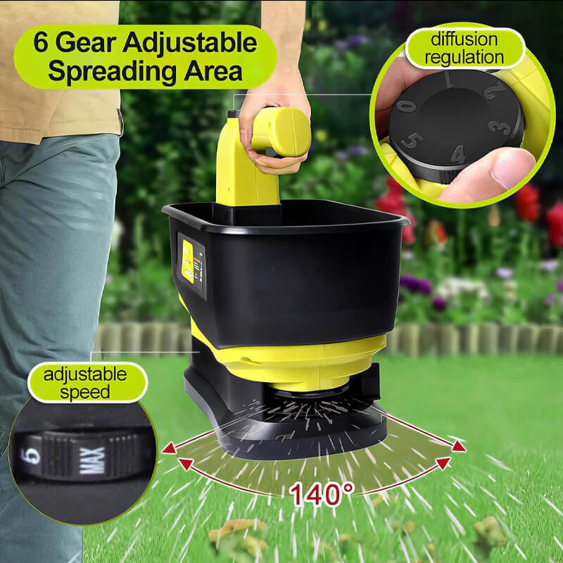 5.5L Electric Handheld Seed Spreader