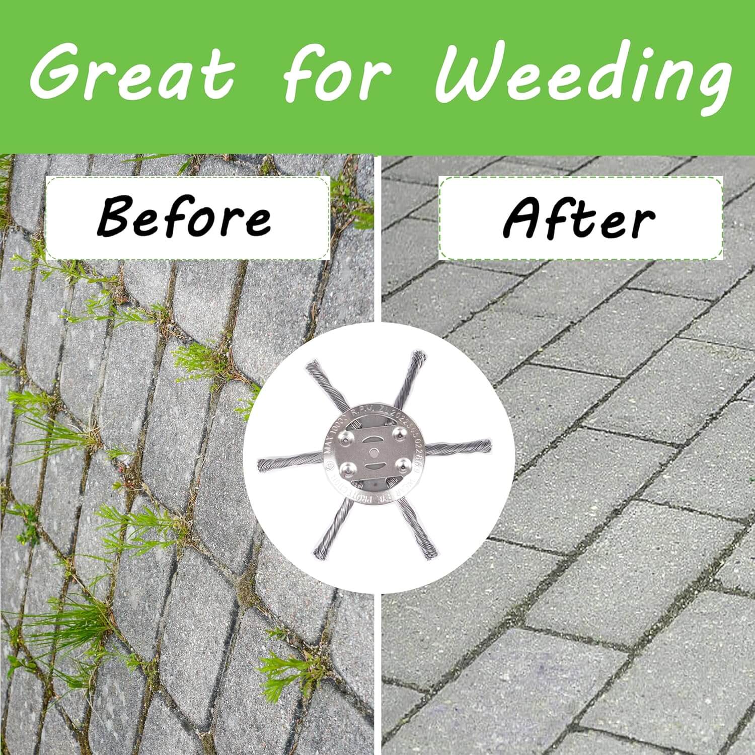 6 inch Metal Trimmer Head for 3 in 1 Grass Trimmer