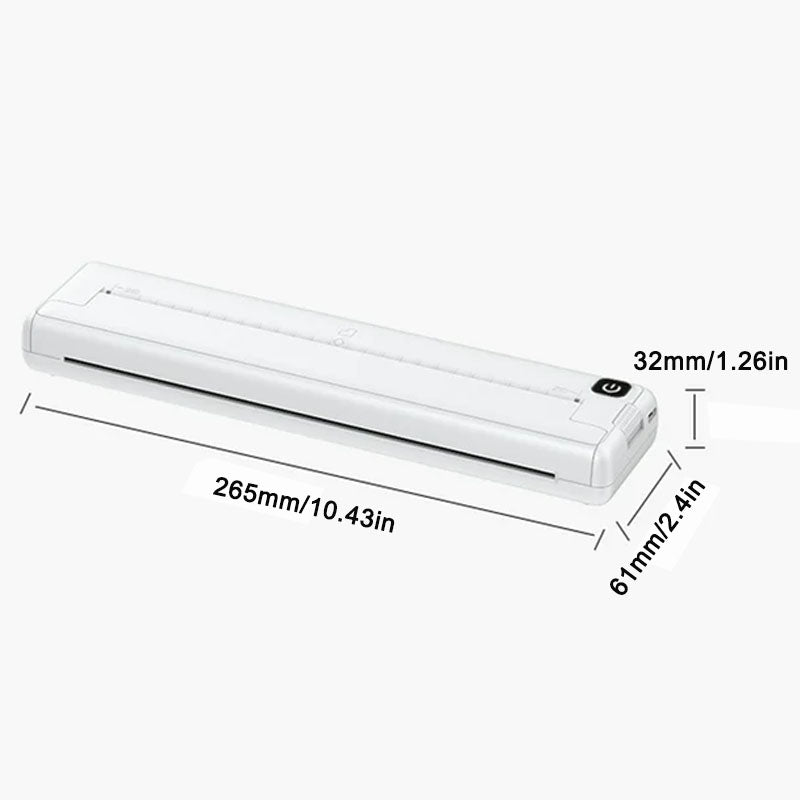 Wireless Bluetooth Inkless Thermal Printer