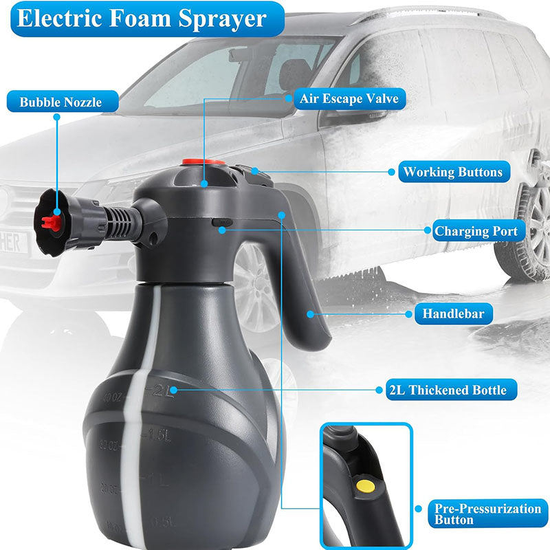 2L 12000RPM Electric Foam Sprayer