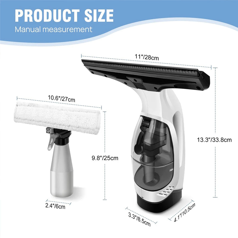 Cordless Window Vacuum Squeegee