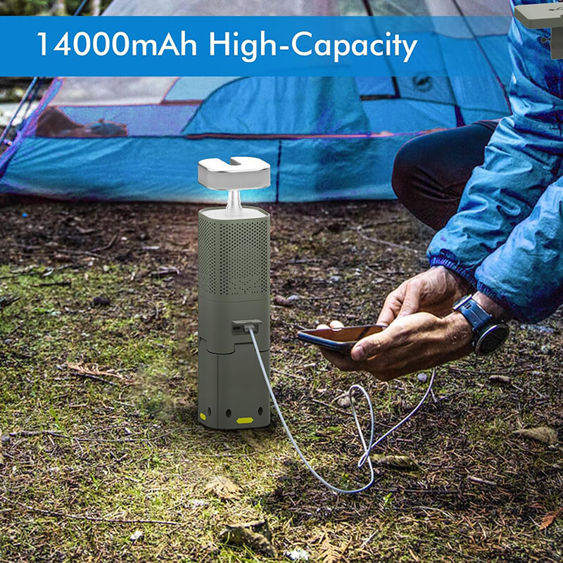 Telescopic Camping Light with Speaker