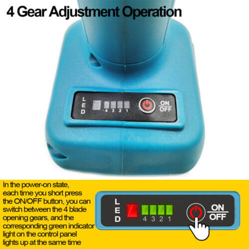 30mm Cordless Electric Pruning Shears with 2 batteries