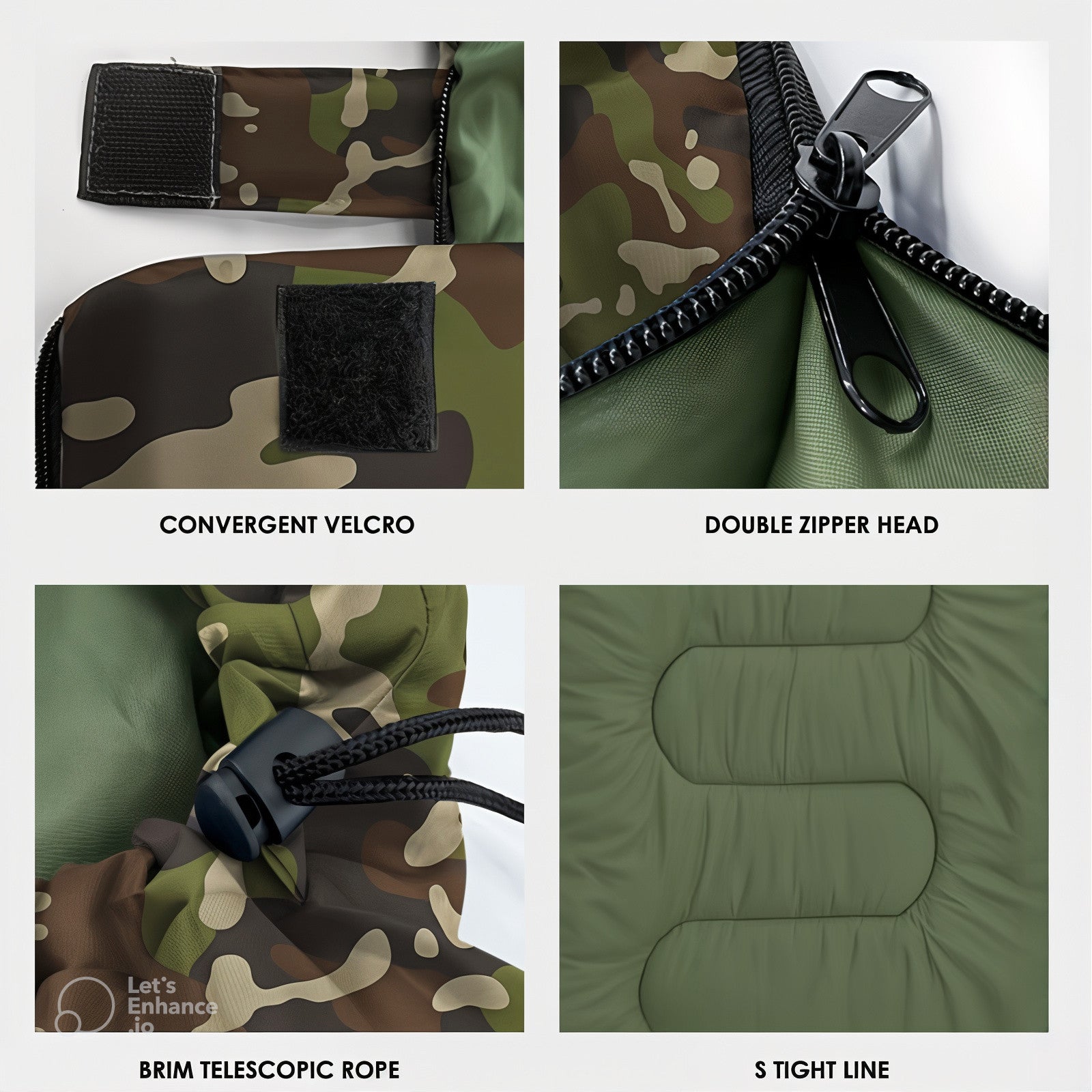 CampTrooper Army Camo Sleeping Bag