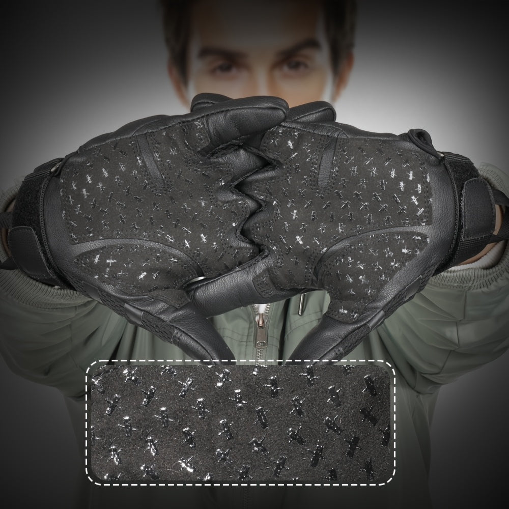 Mens Hard Shell Defender Protective Tactical Gloves