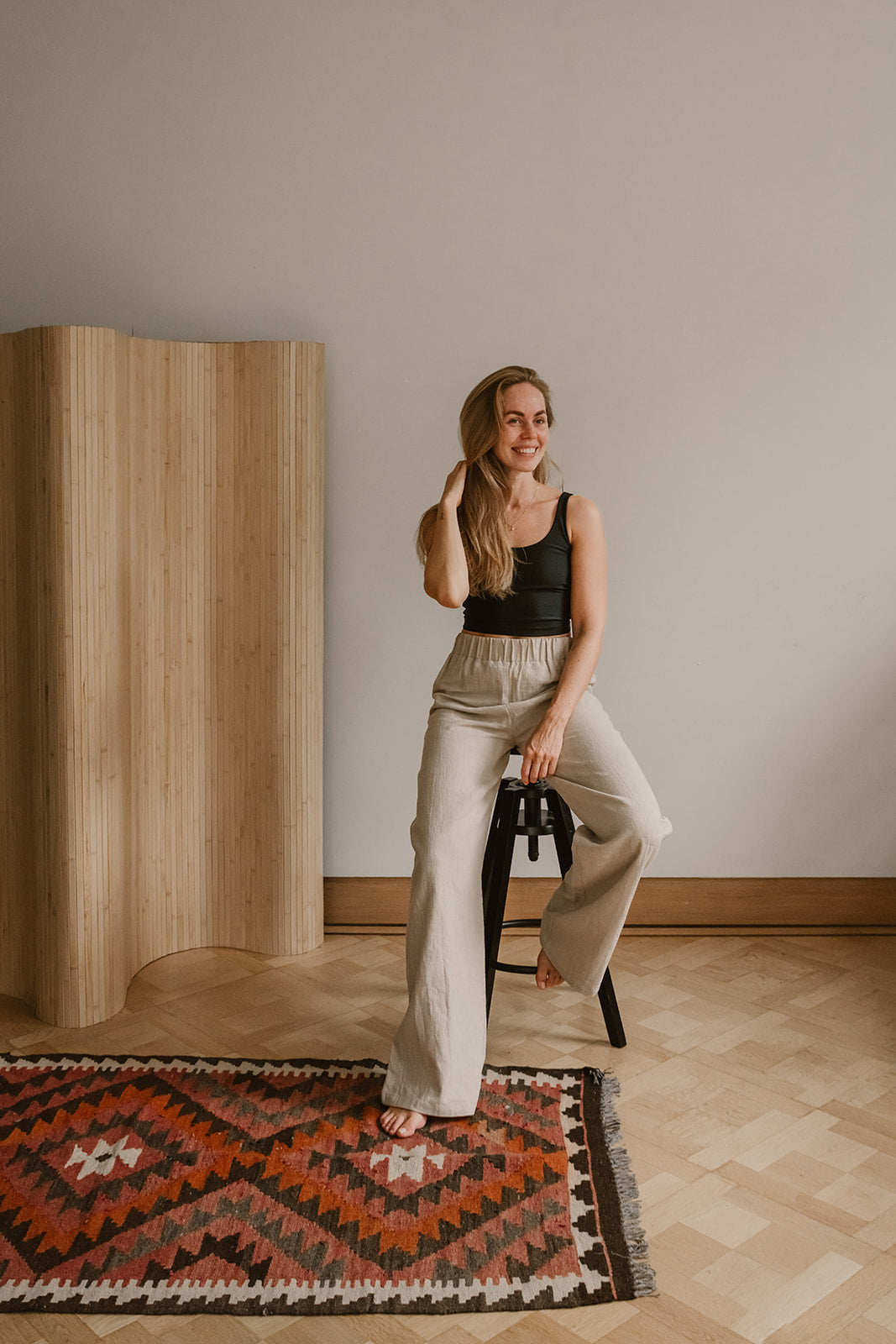 Teya Pants - Beige