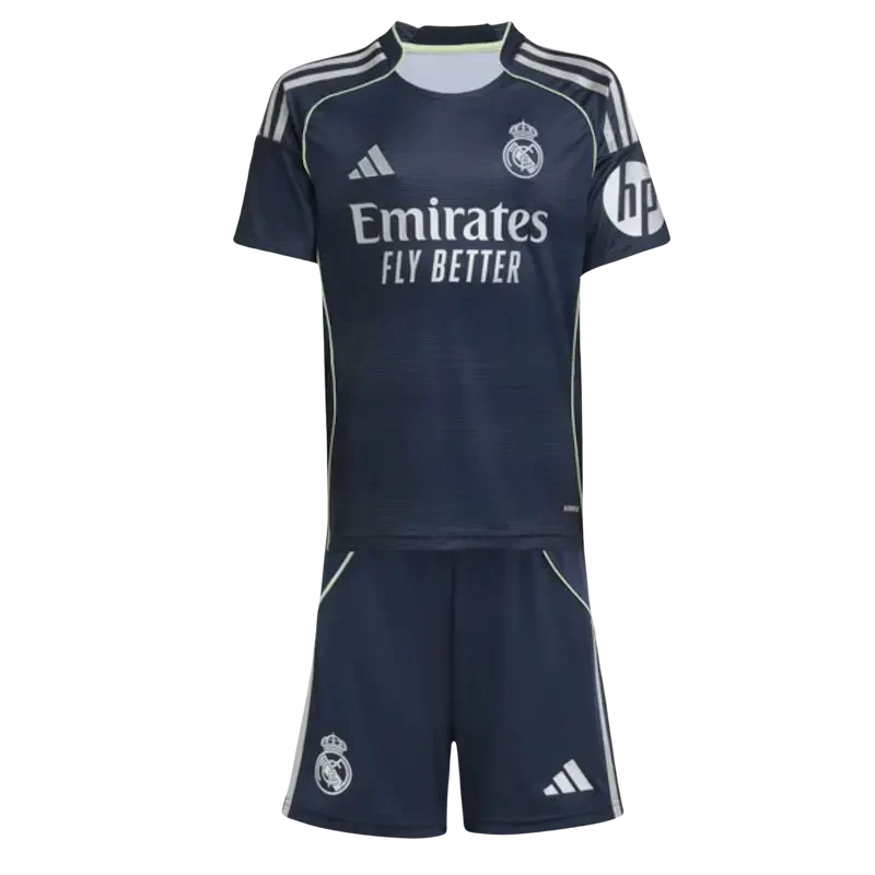 25/26 Kids Real Madrid Away Kit
