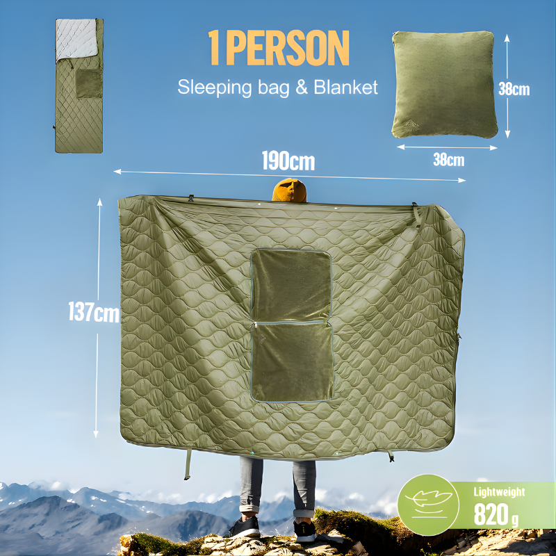 TrailCloak Wearable Sleeping Bag 4 in 1