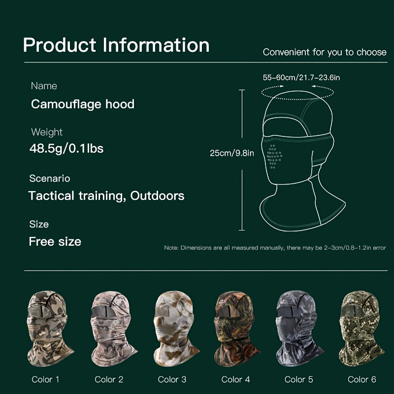 Raptor M1 Camouflage Protective Tactical Hat Headgear