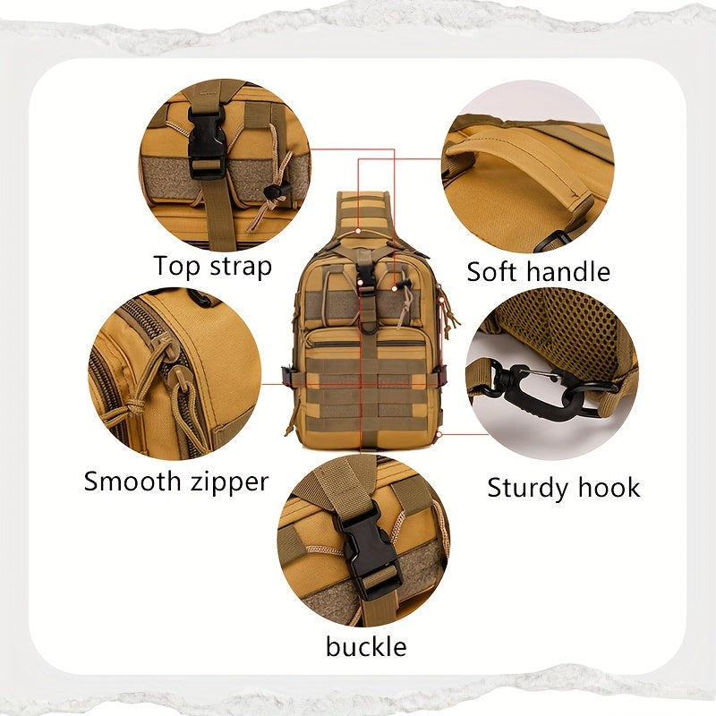 Tactical Sling Bag Hiking Backpack 35L
