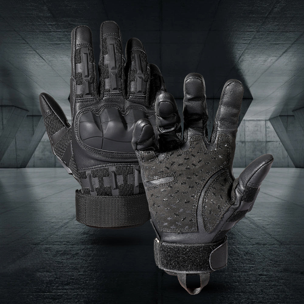 Mens Hard Shell Defender Protective Tactical Gloves