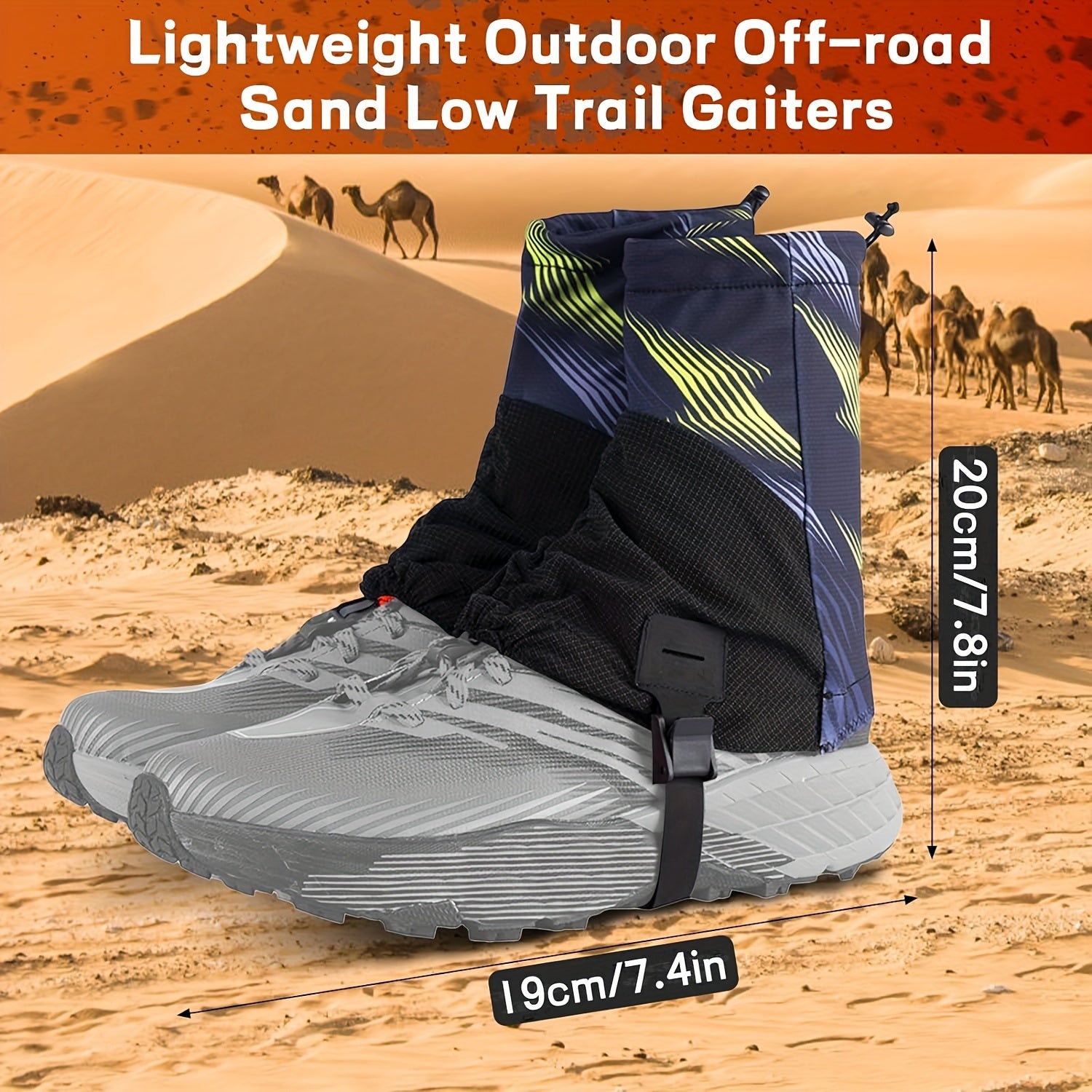 TerraShield Leg Gaiters Lightweight Trail Protection