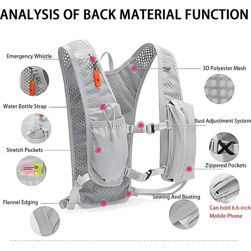 HydraRun Pro Lightweight Hydration Vest