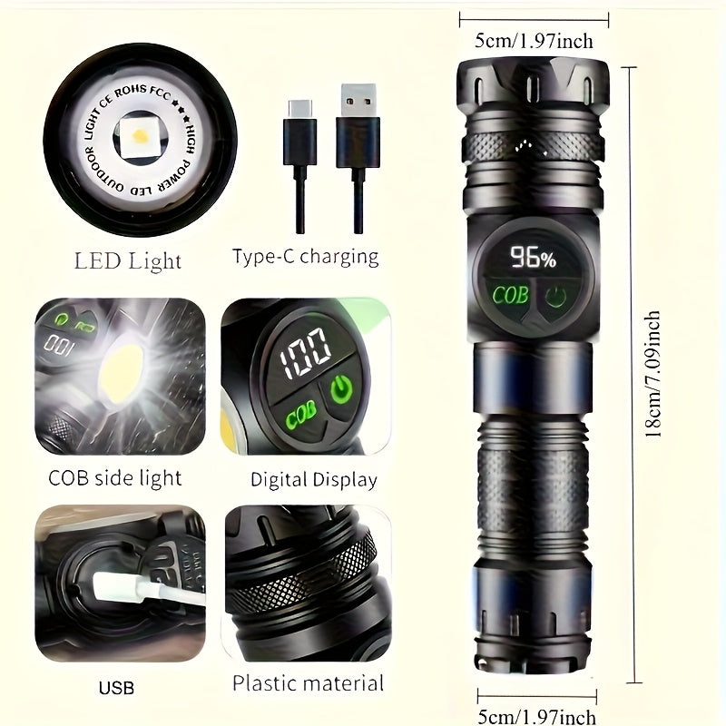 Yooshoverk LumaCore Dual-Beam Rechargeable Front Light