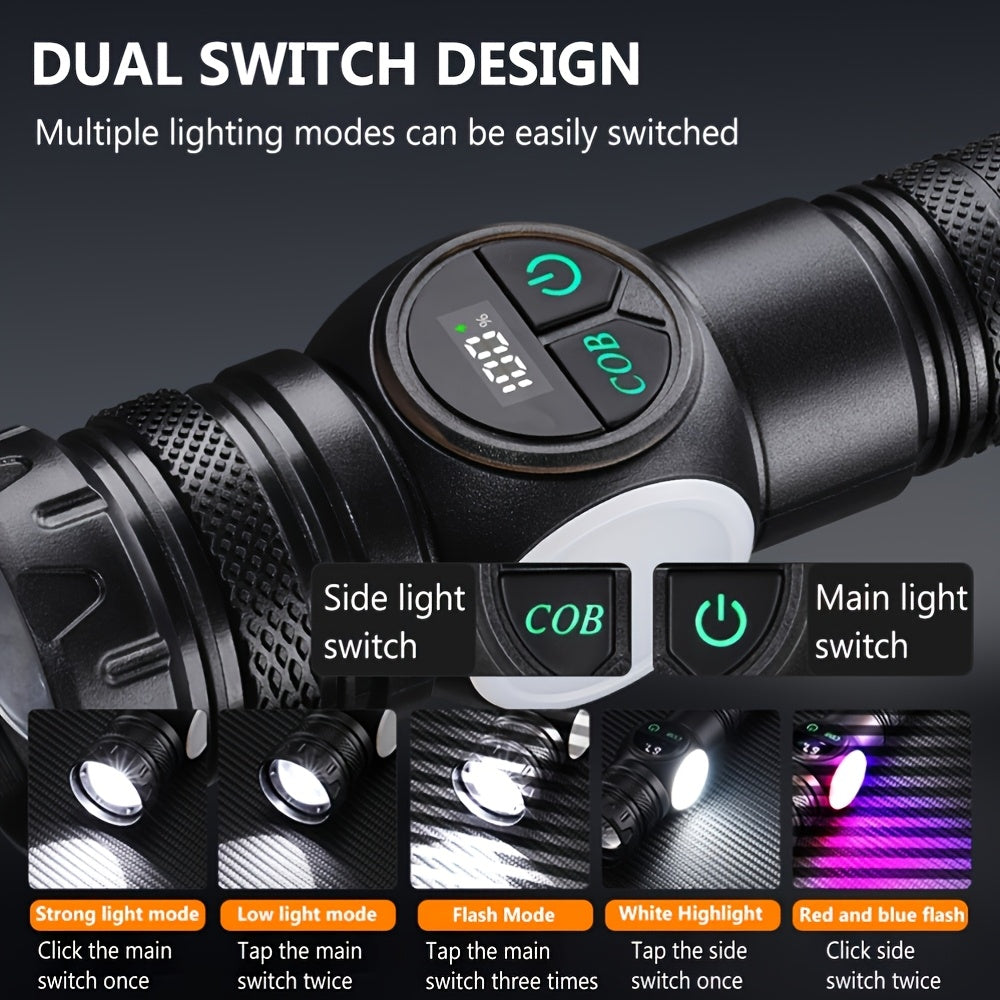 Yooshoverk LumaCore Dual-Beam Rechargeable Front Light