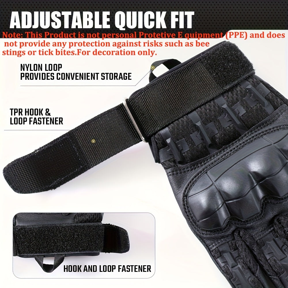 Mens Hard Shell Defender Protective Tactical Gloves