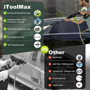 1200PSI Cordless Pressure Washer Pro with 2 Batteries