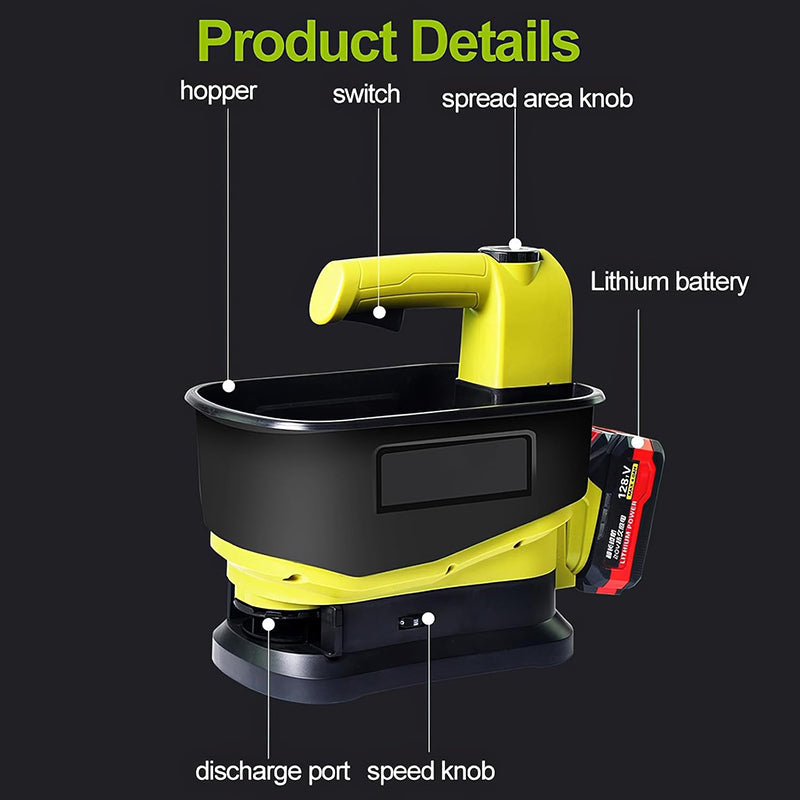 5.5L Electric Handheld Seed Spreader