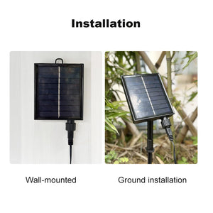 Solar Pool Fountain with Lights