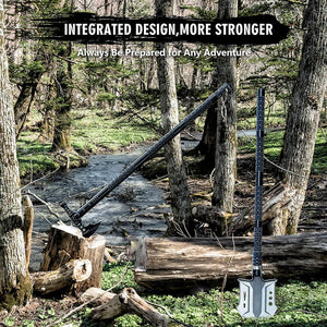 25 in 1 Survival Multi-Tool Shovel Kit