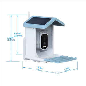 Solar Smart Bird Feeder with Camera