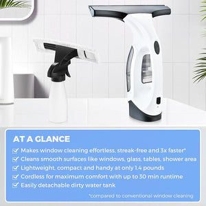 Cordless Window Vacuum Squeegee