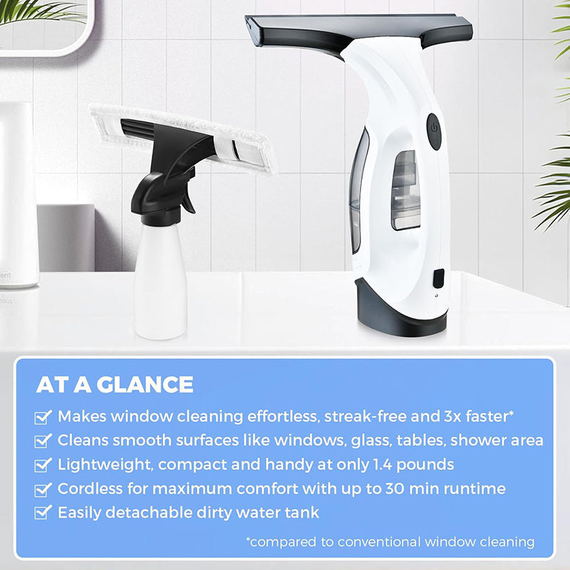 Cordless Window Vacuum Squeegee